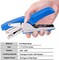 Stapler with 1000 Staples-Plier Stapler Save 60% Power,Good for Stapling at Home School or Warehouse (Blue Plier Stapler)